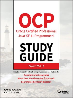 cover image of OCP Oracle Certified Professional Java SE 11 Programmer I Study Guide